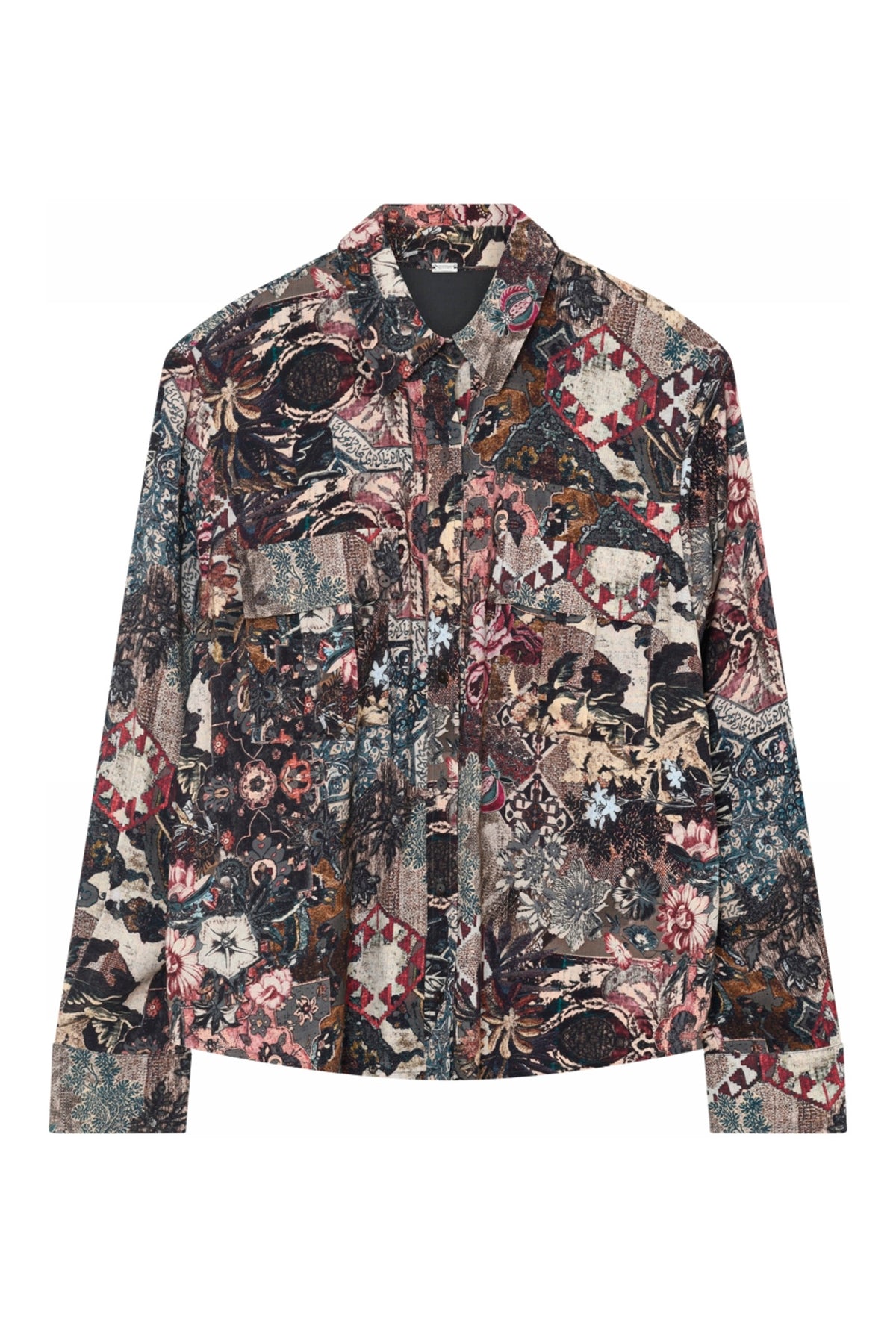 Ilona, shirt 82610-Bark Multi - 62660/7580