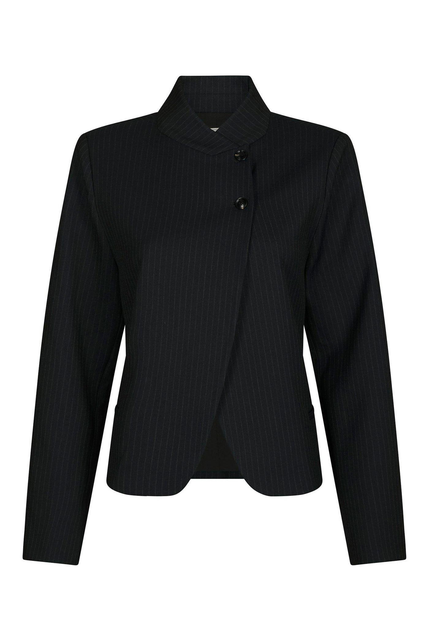 Tiria Slim Pinstripe Blazer Dark Navy - 169991