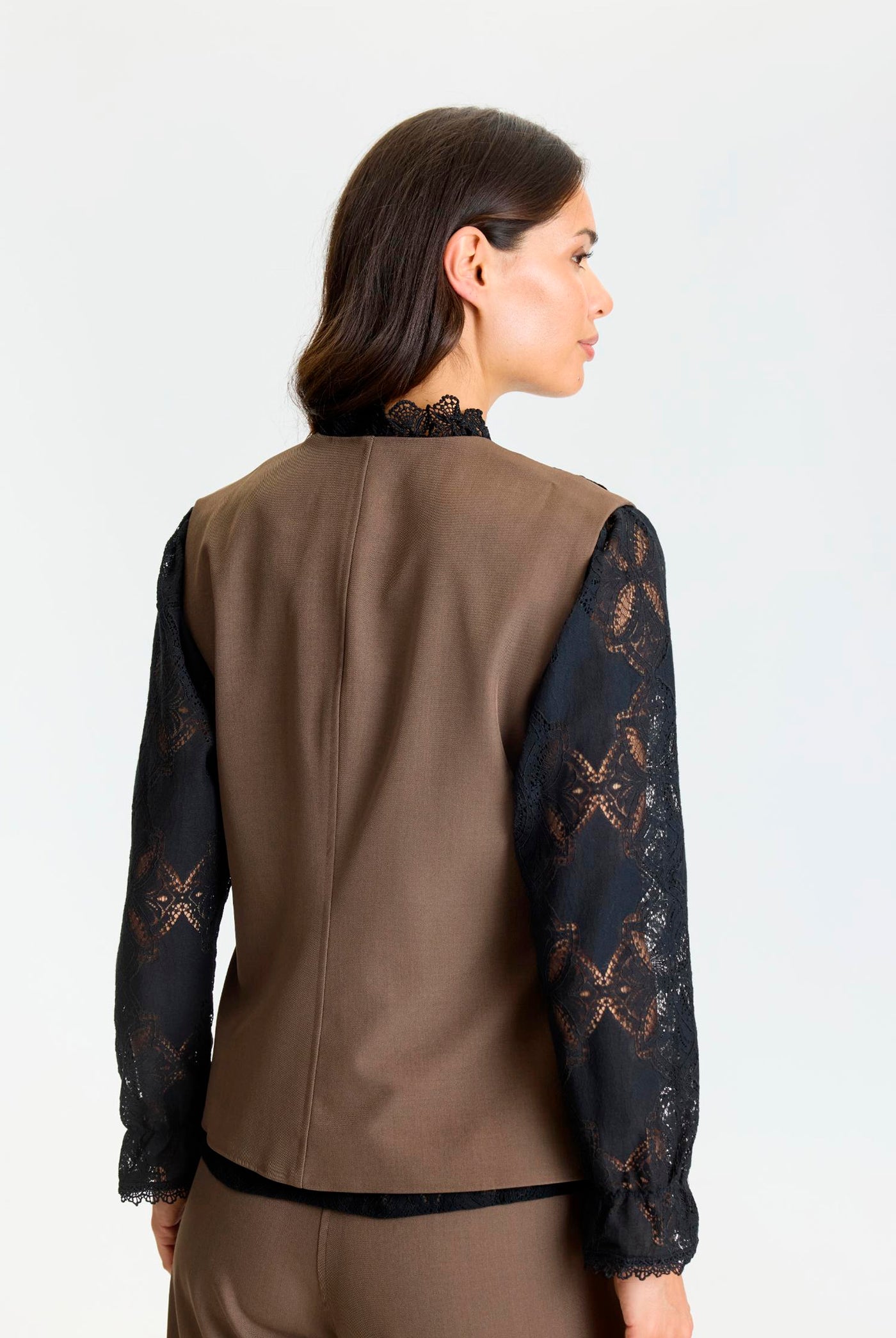 Loren vest Brown - 17271