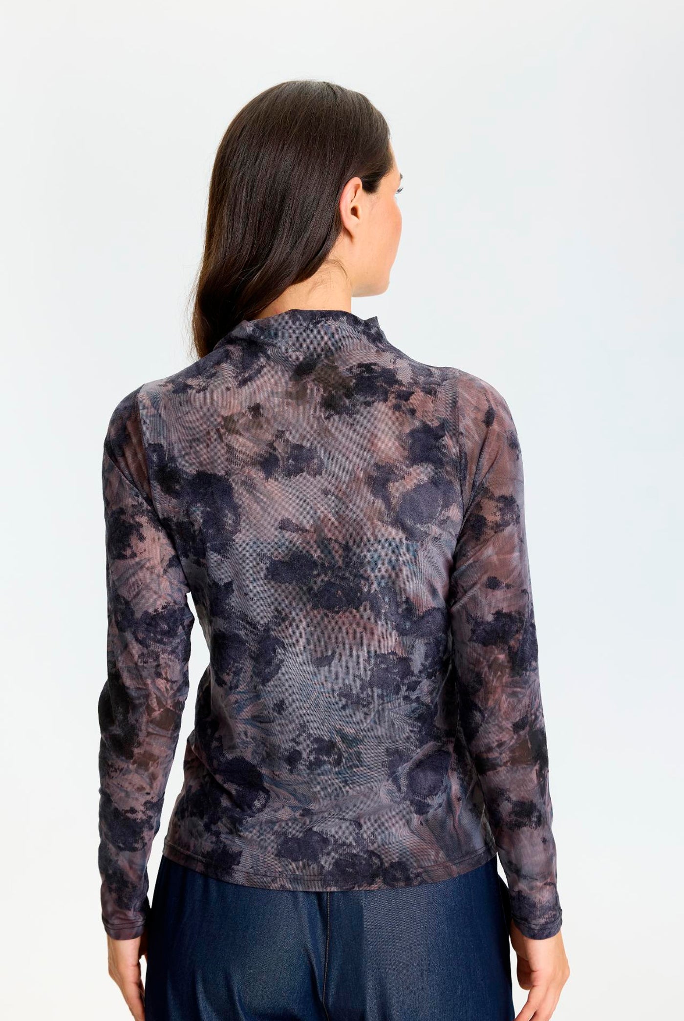 Abelone t-shirt AUBERGINE - 17283