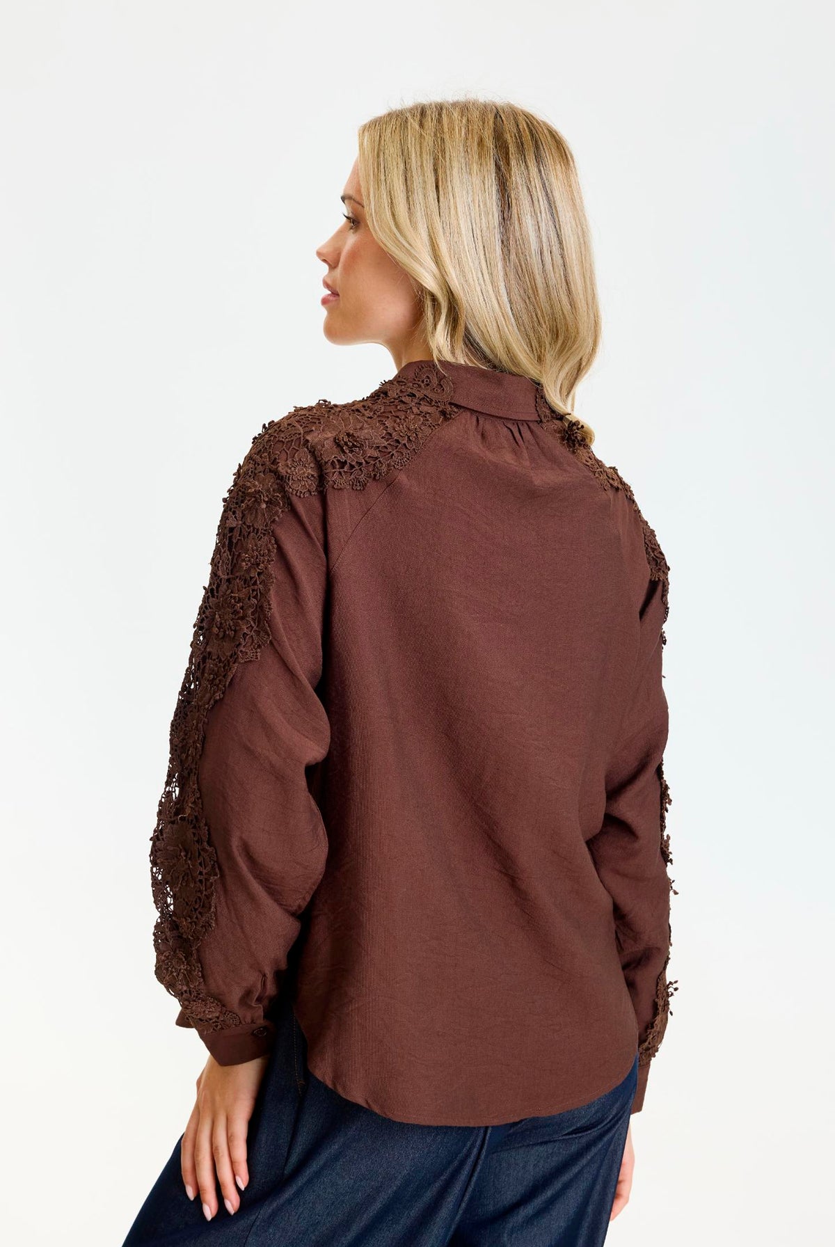 Althea shirt COFFEE - 17289