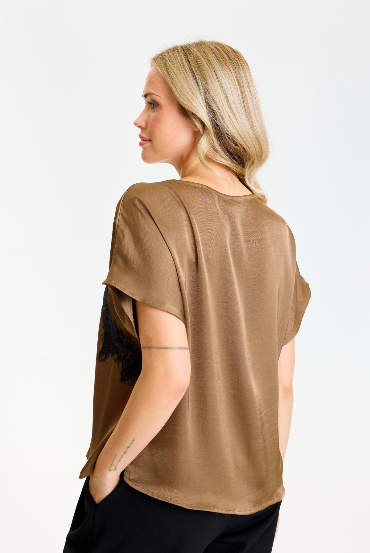 Faye blouse Brown - 17288