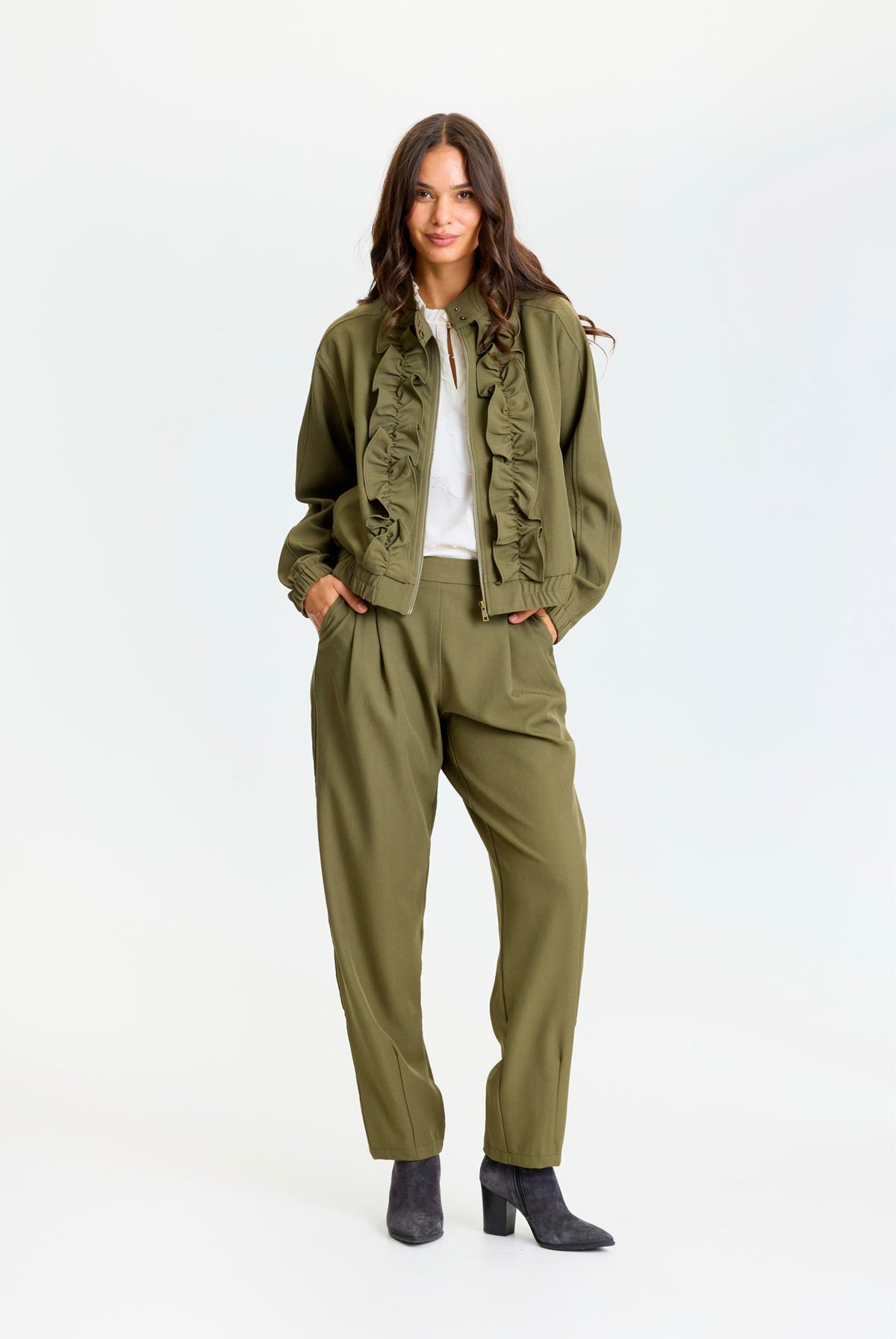 Loren jacket ARMY - 17274