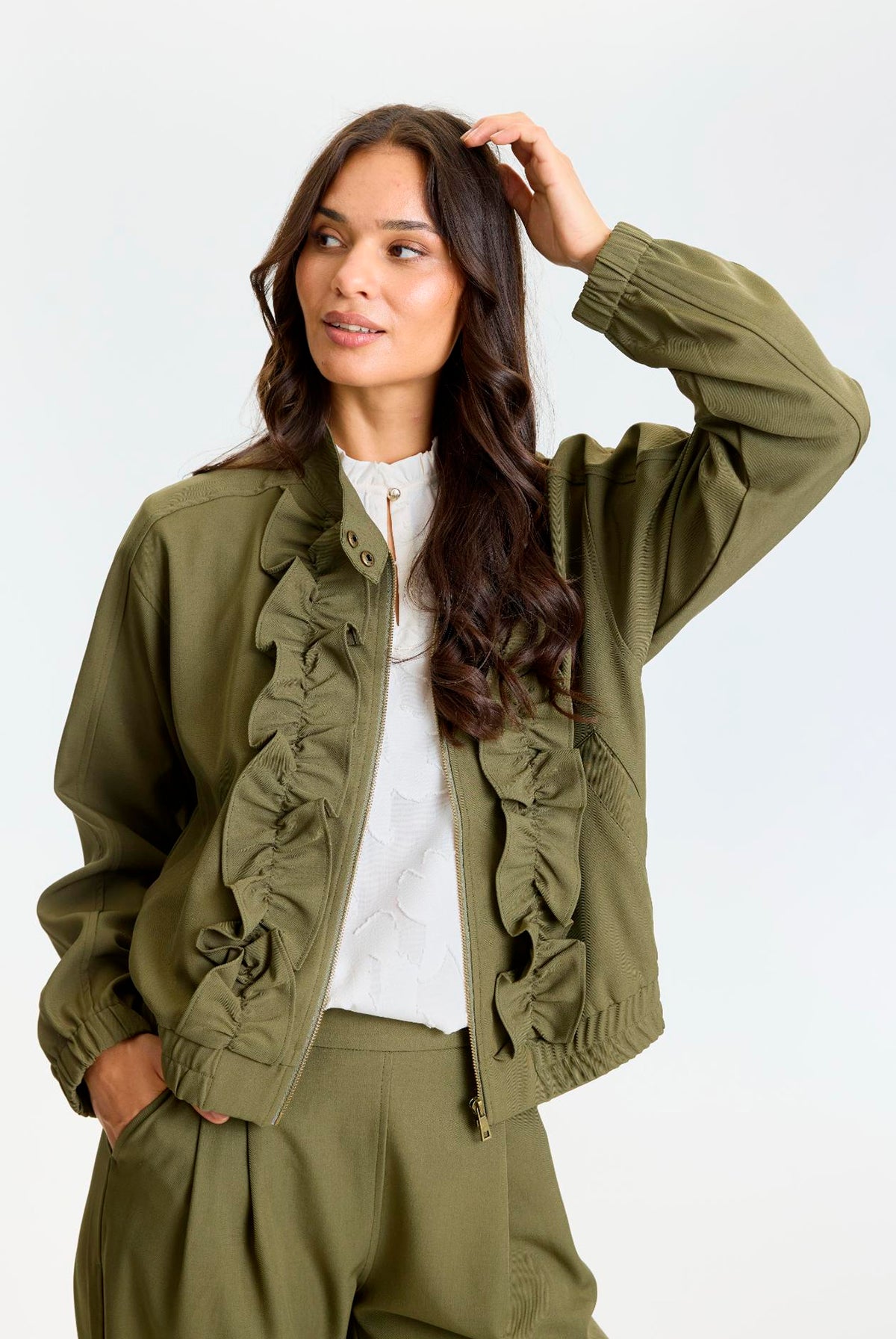 Loren jacket ARMY - 17274