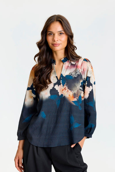 Scarlett blouse SORT - 17306 Thumbnail
