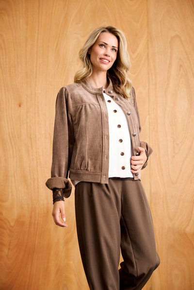 Dicte jacket Cafe latte - 17281 Thumbnail