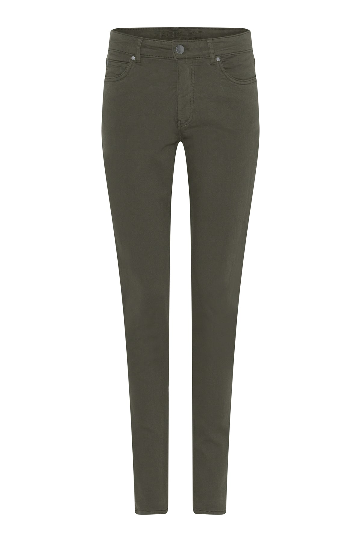 Magic fit jeans - slim foot Dark Olive - 6220/525