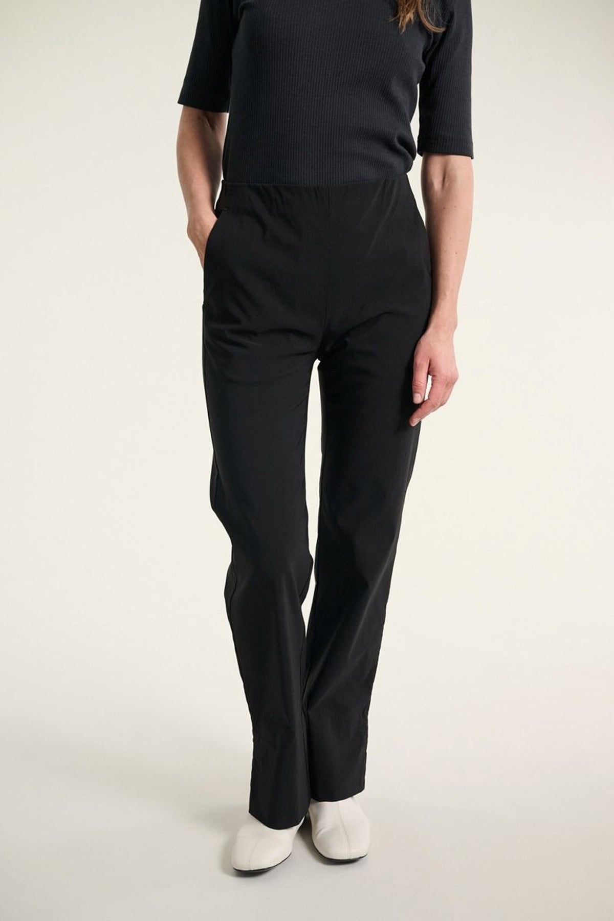 Magic stretch lige bukser Black - 261-2291-5634