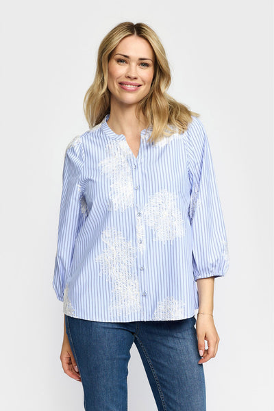 Malene Blue Stripe - 10214411618 Thumbnail