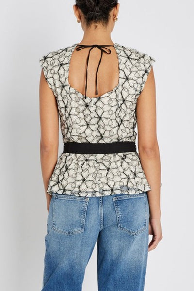 Manicariabboriia Blouse Cream / Black - BBW4906 Thumbnail