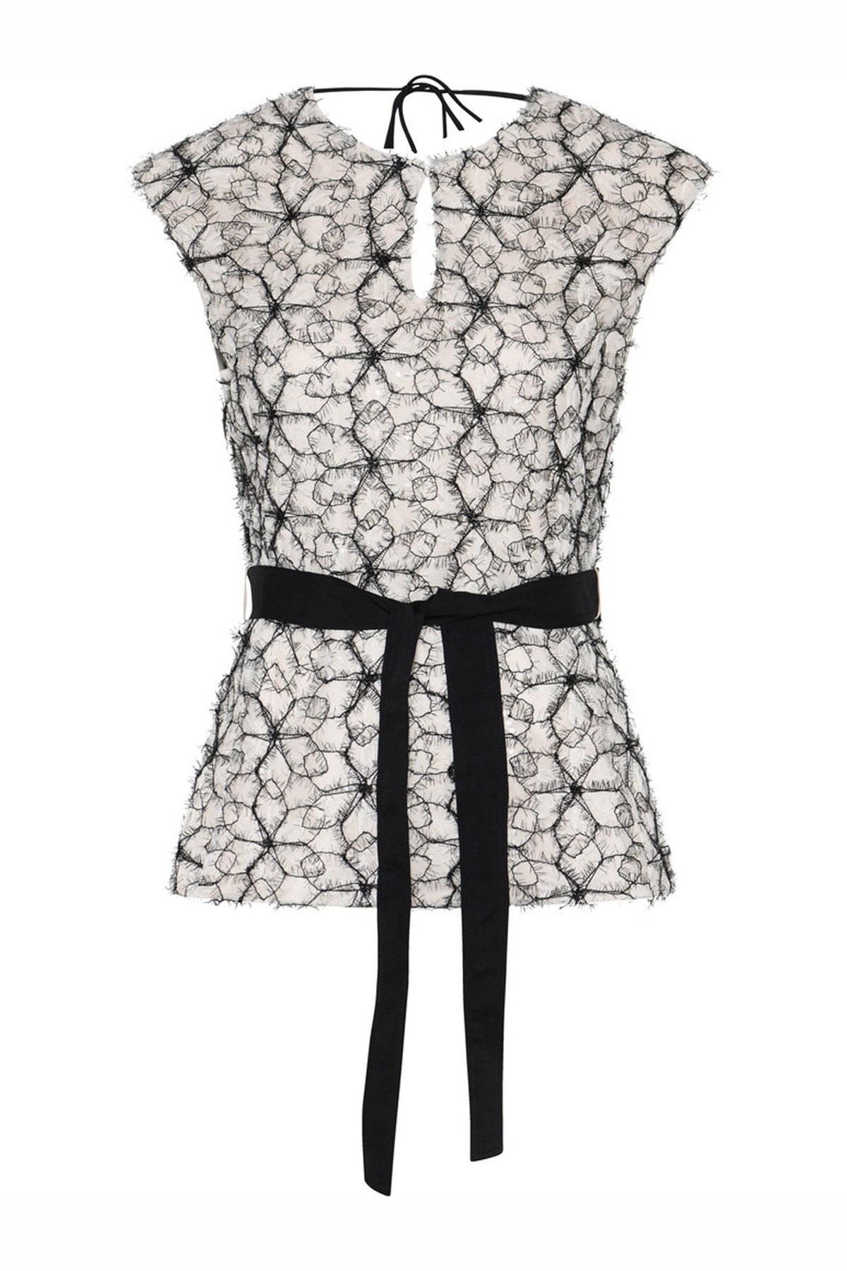 Manicariabboriia Blouse Cream / Black - BBW4906