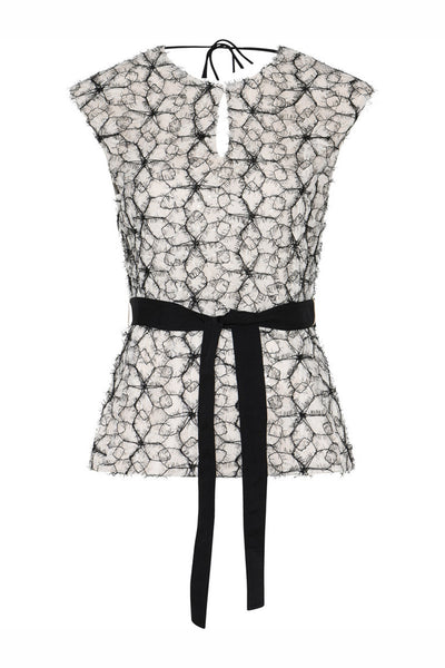 Manicariabboriia Blouse Cream / Black - BBW4906 Thumbnail