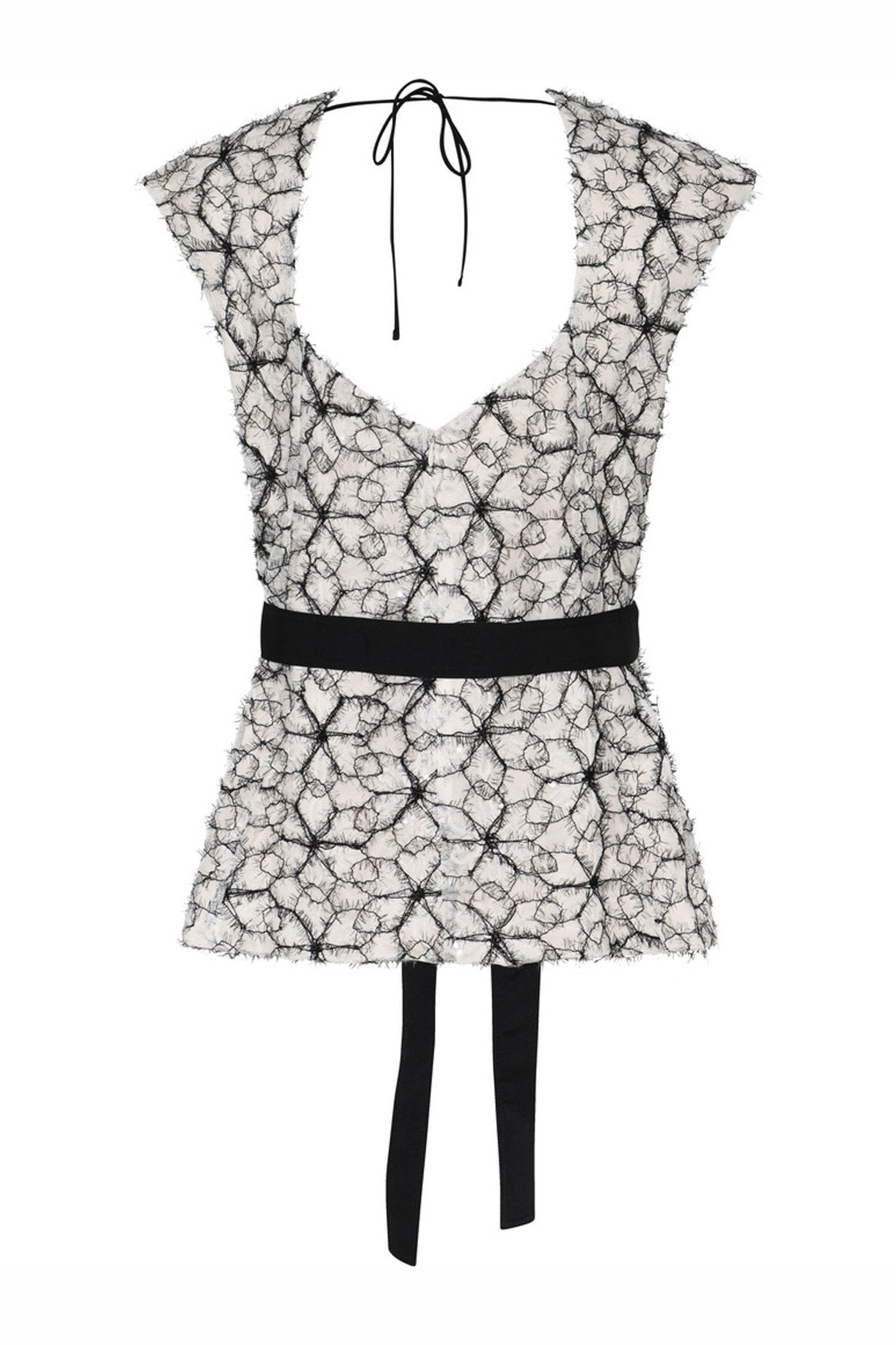 Manicariabboriia Blouse Cream / Black - BBW4906