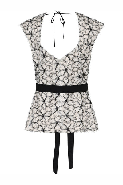 Manicariabboriia Blouse Cream / Black - BBW4906 Thumbnail