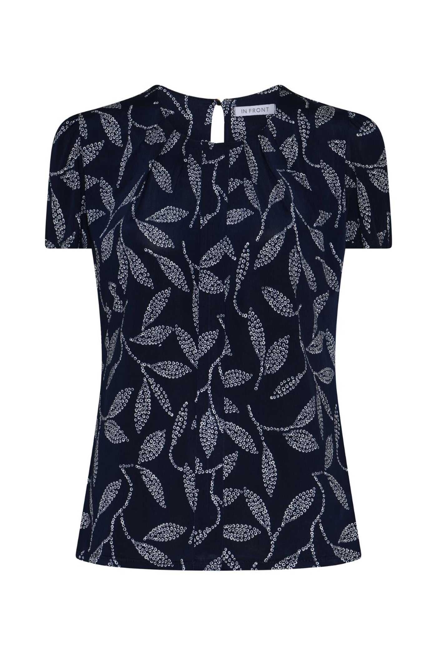 Marcia blouse short sleeves Navy - 16998