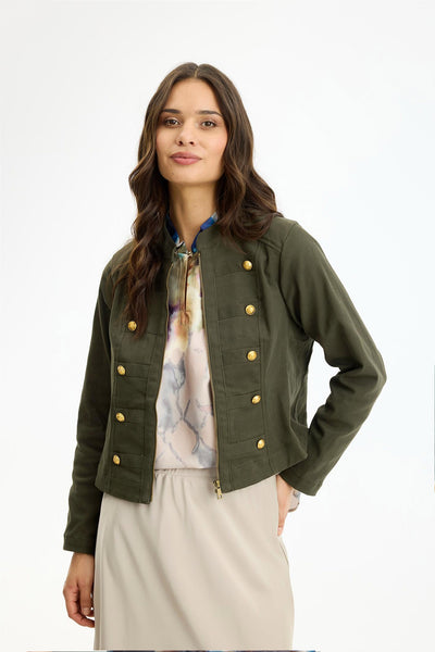 Margaret Jacket ARMY - 17186 Thumbnail