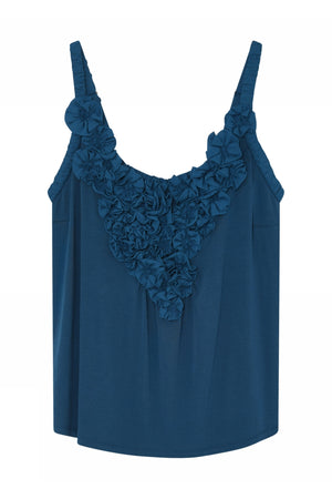 Marina, top 4136-Oil Blue - 61703/1616
