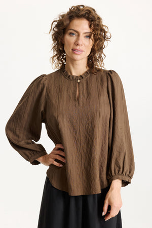 Marlene blouse Brown - 16850
