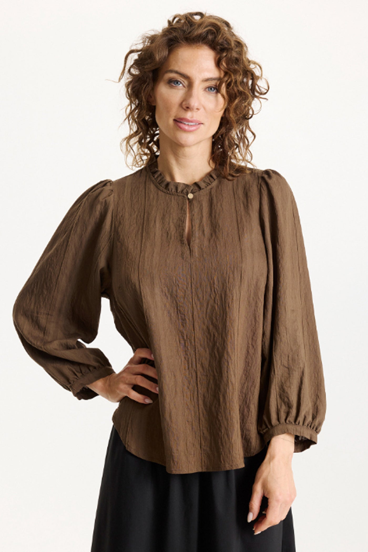 Marlene blouse Brown - 16850