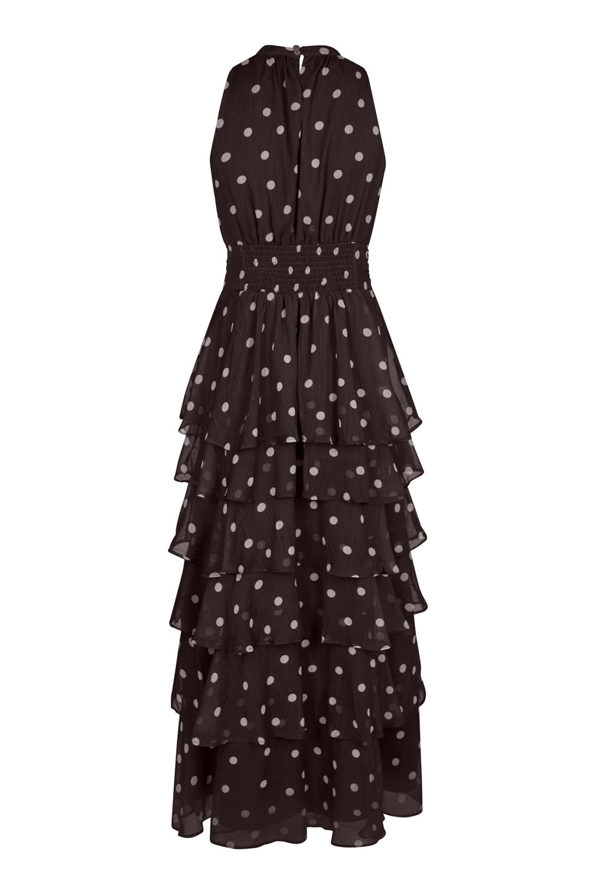 Marli Big Dot Dress Brown - 167758