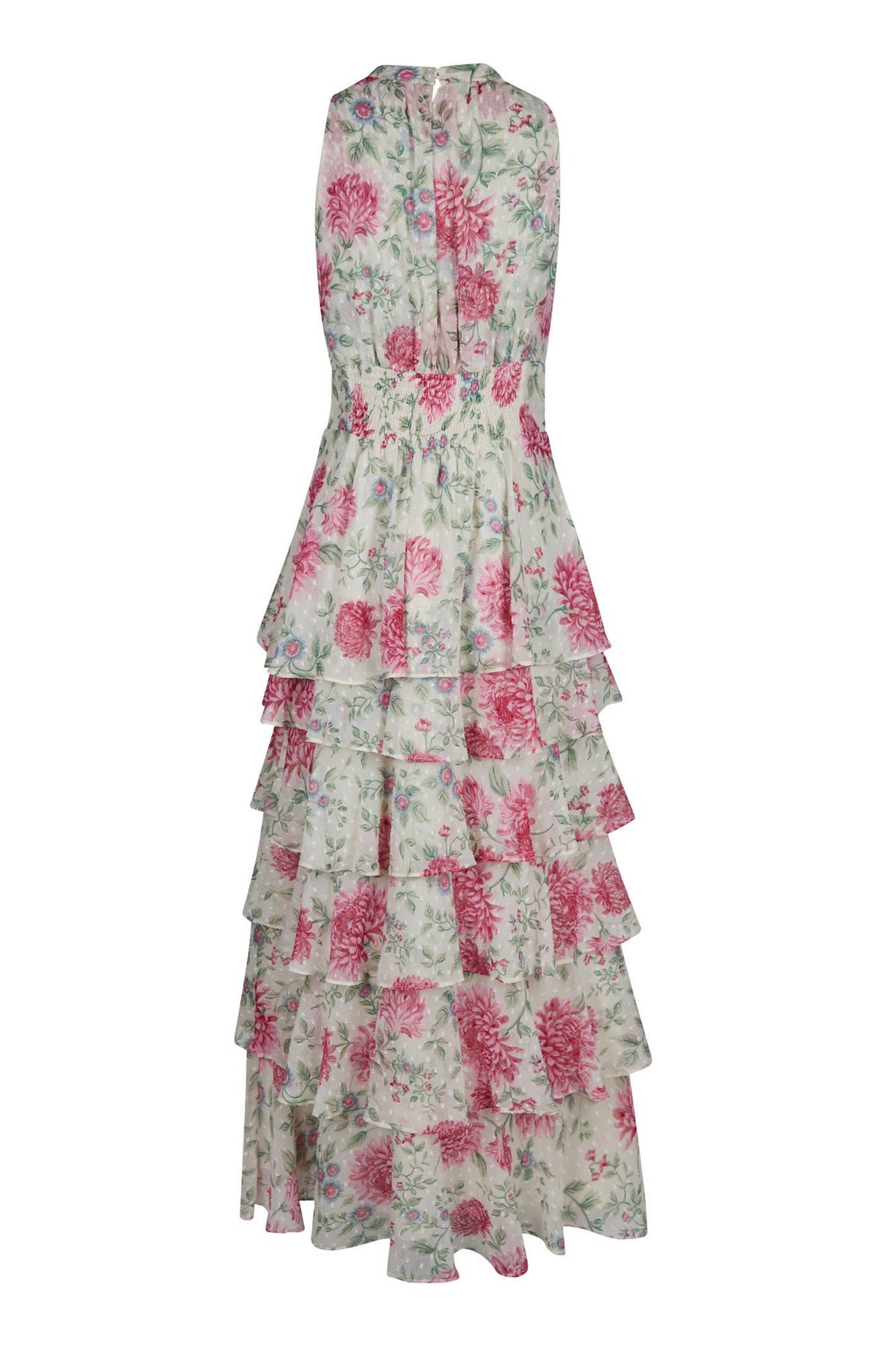 Marli Big Flower Dress Creme - 168846
