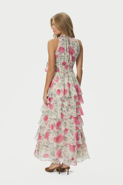 Marli Big Flower Dress Creme - 168846 Thumbnail