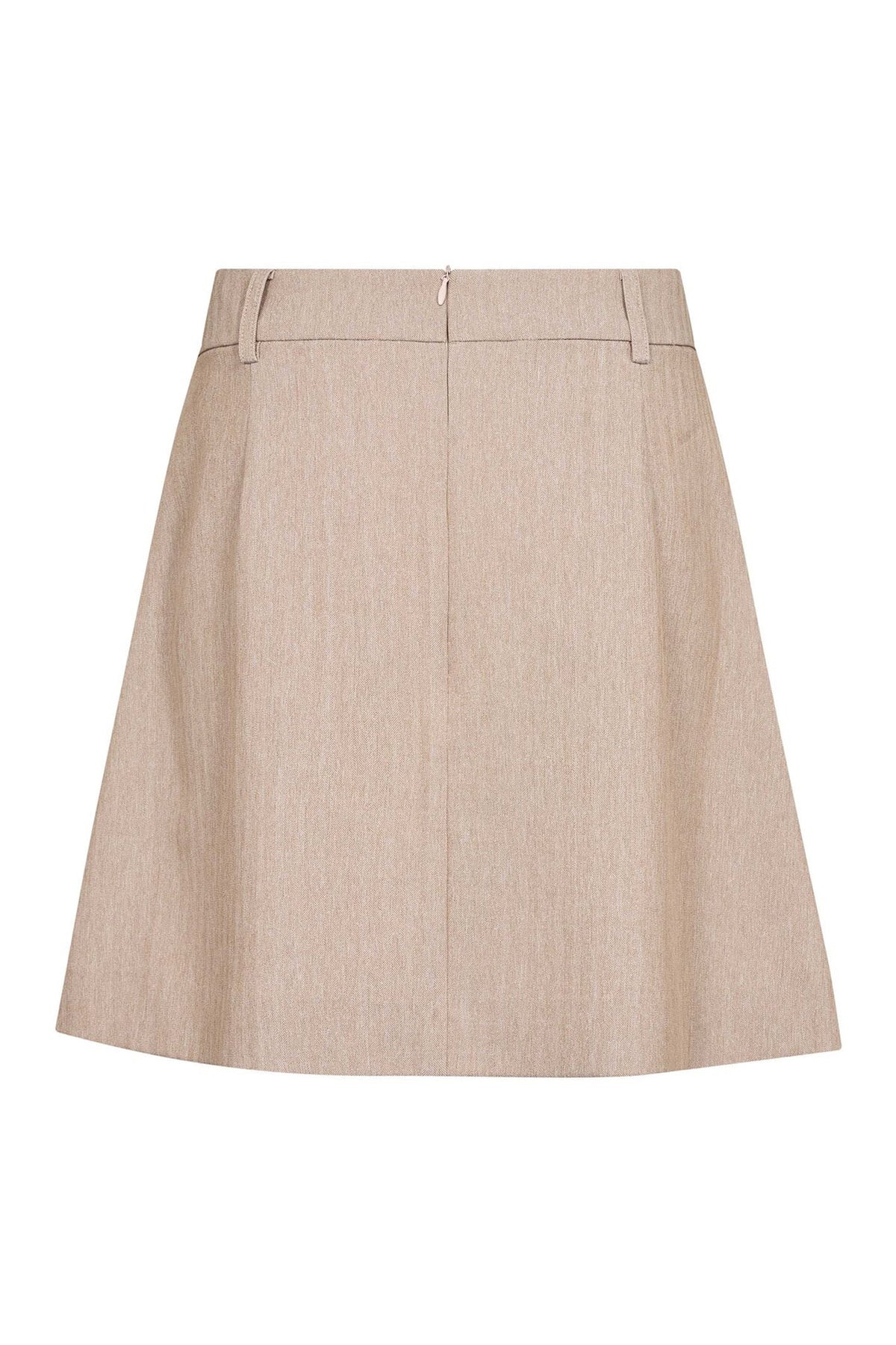 MarloCC Pocket Pleat MiniSkirt 18-Sand - 44044
