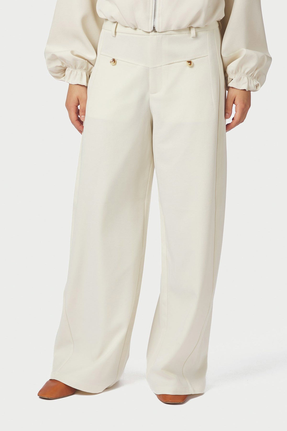 Massie Structure Pants OFF WHITE - 165999