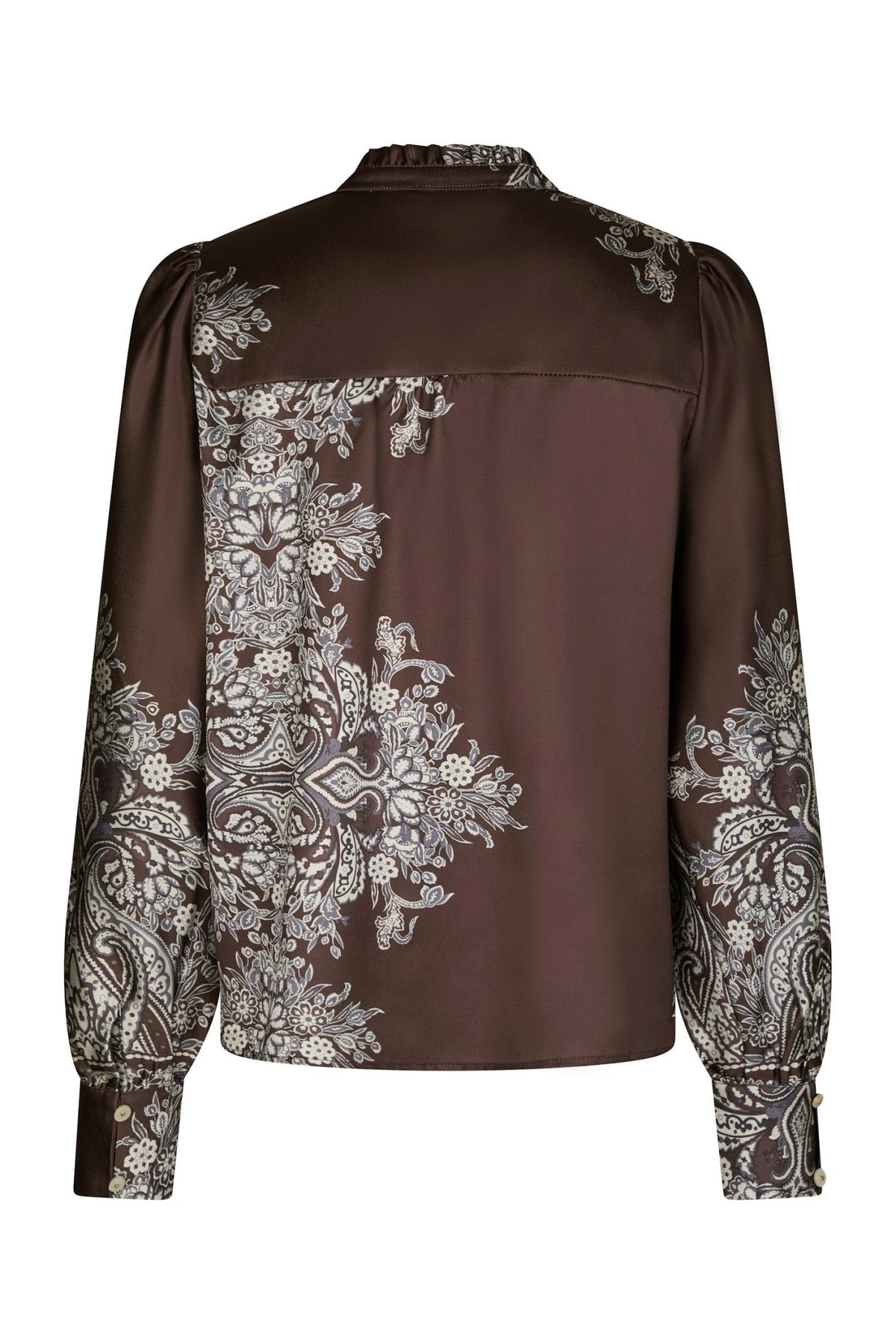 Massima Paisley Border Dark brown - 160960