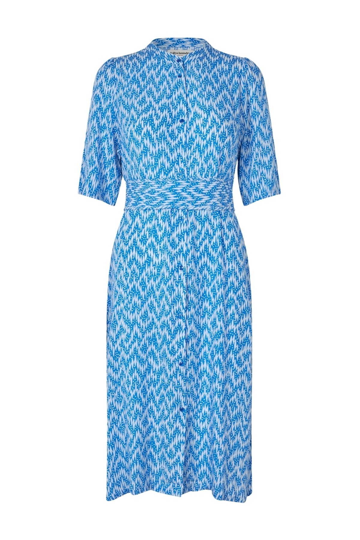 Matall Midi Dress Ss 20 Blue - 26242-3008