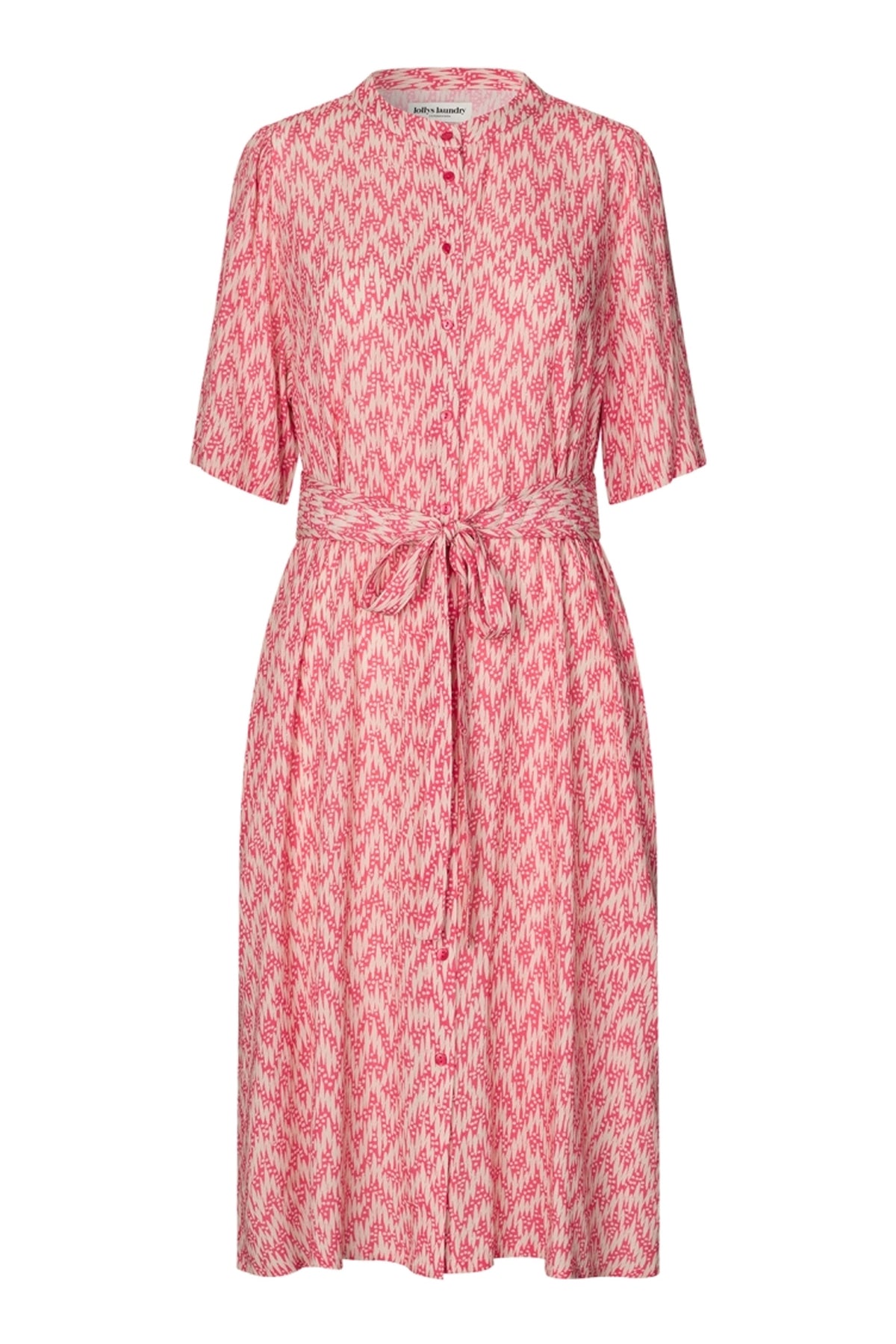 Matall Midi Dress Ss PINK - 26242-3008