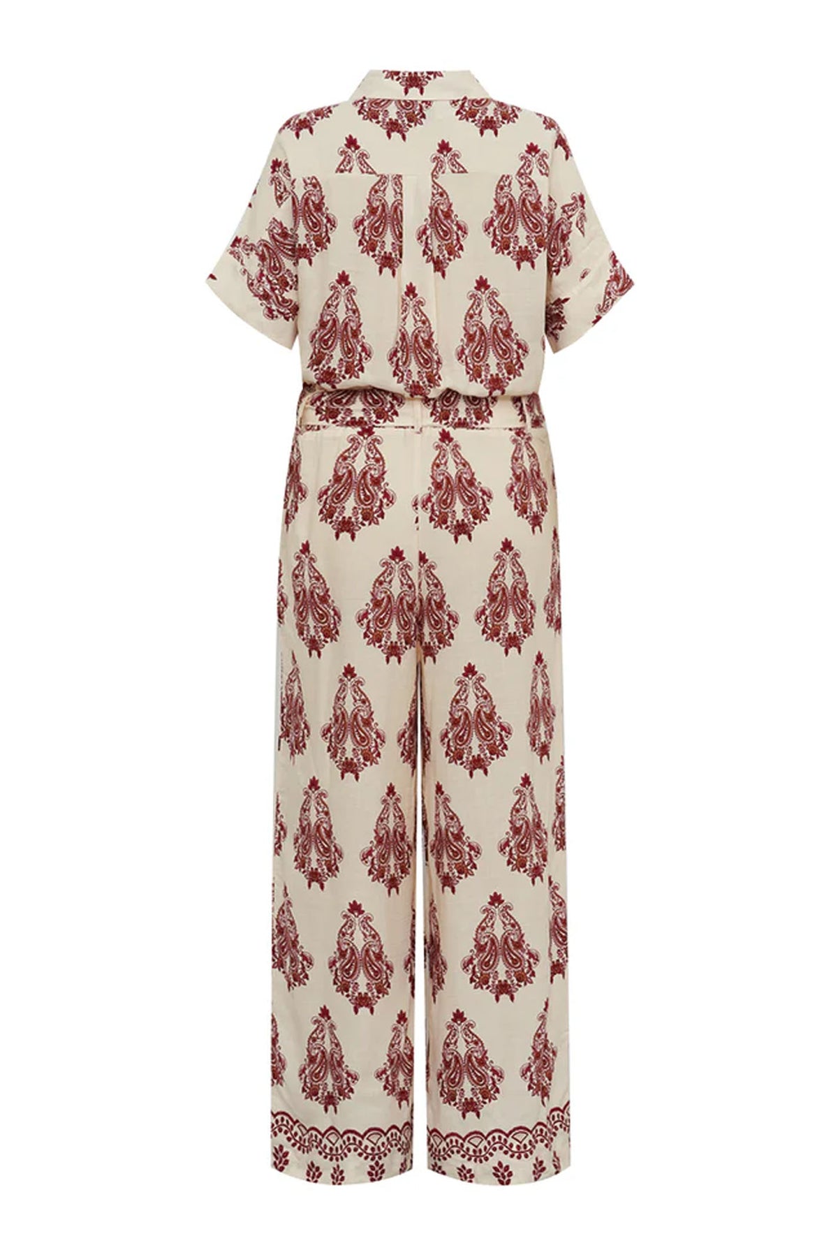 Mathildell Jumpsuit Ss Creme - 26256-4000