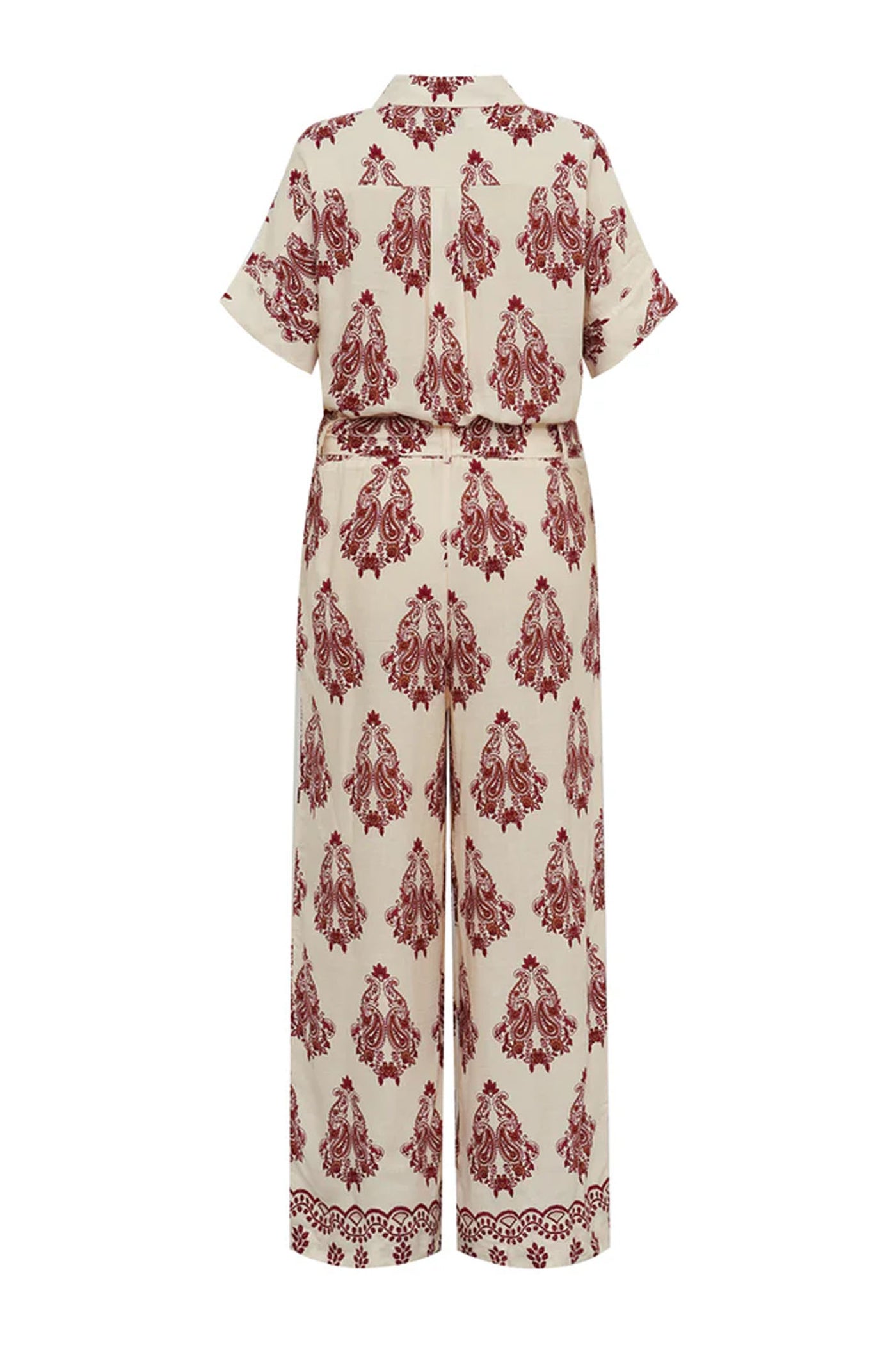 Mathildell Jumpsuit Ss Creme - 26256-4000