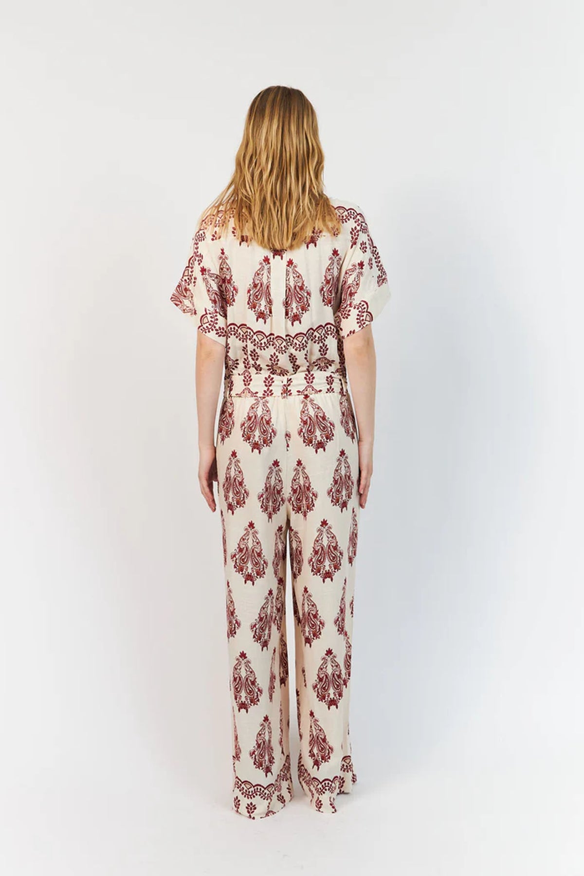 Mathildell Jumpsuit Ss Creme - 26256-4000