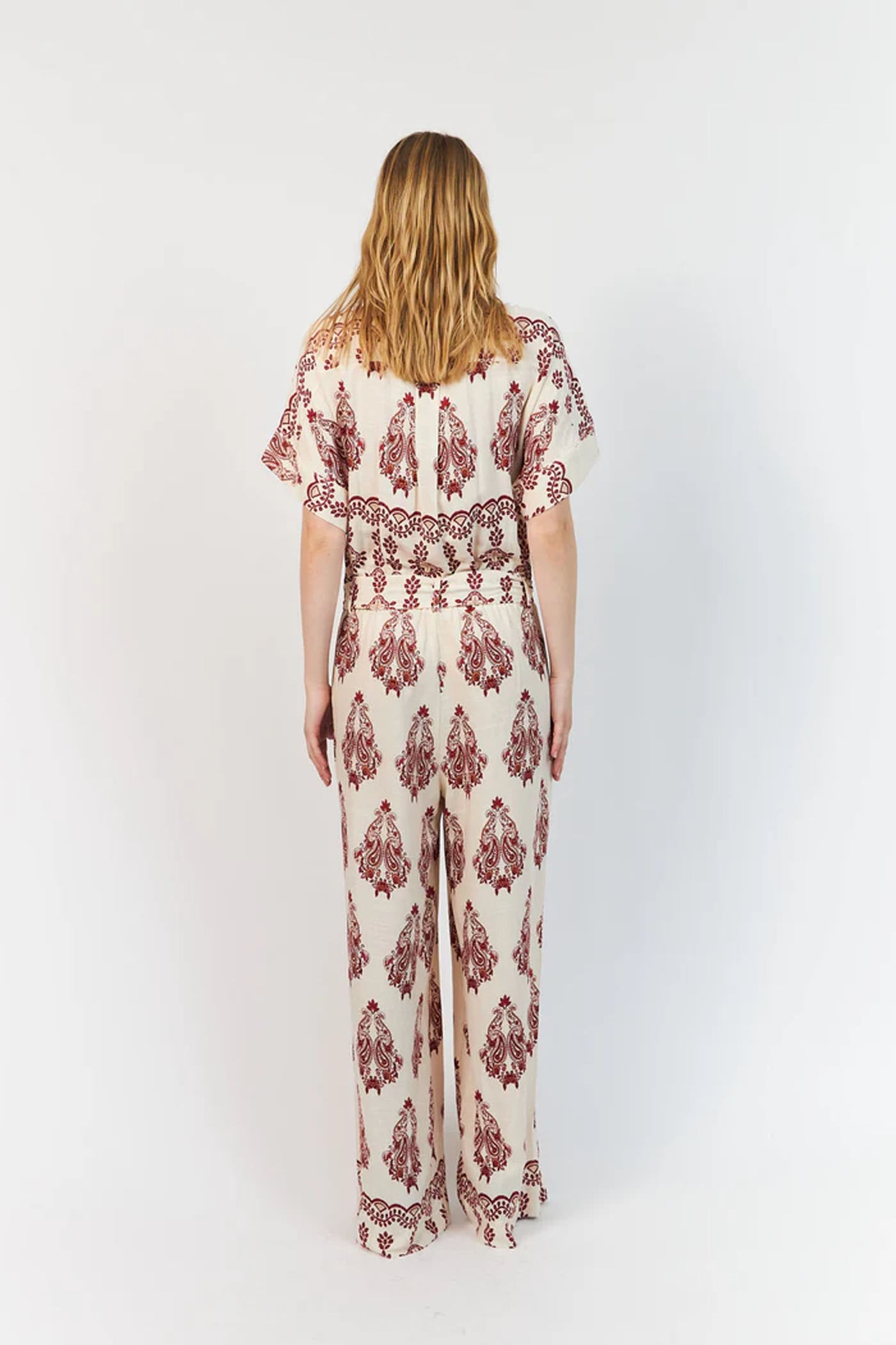 Mathildell Jumpsuit Ss Creme - 26256-4000