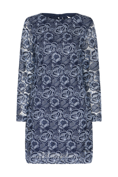 MauritiaBBLucille dress Blue Flower - BBW4896 Thumbnail