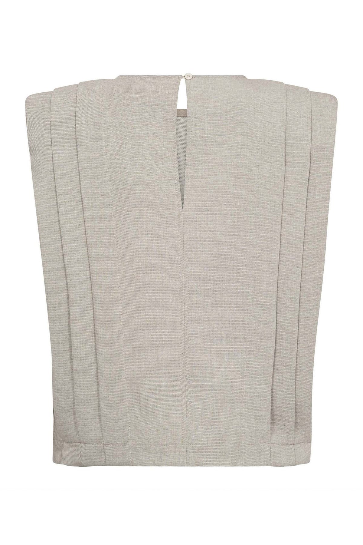 MavaCC Padded Pleat Top 199-Bone - 45077