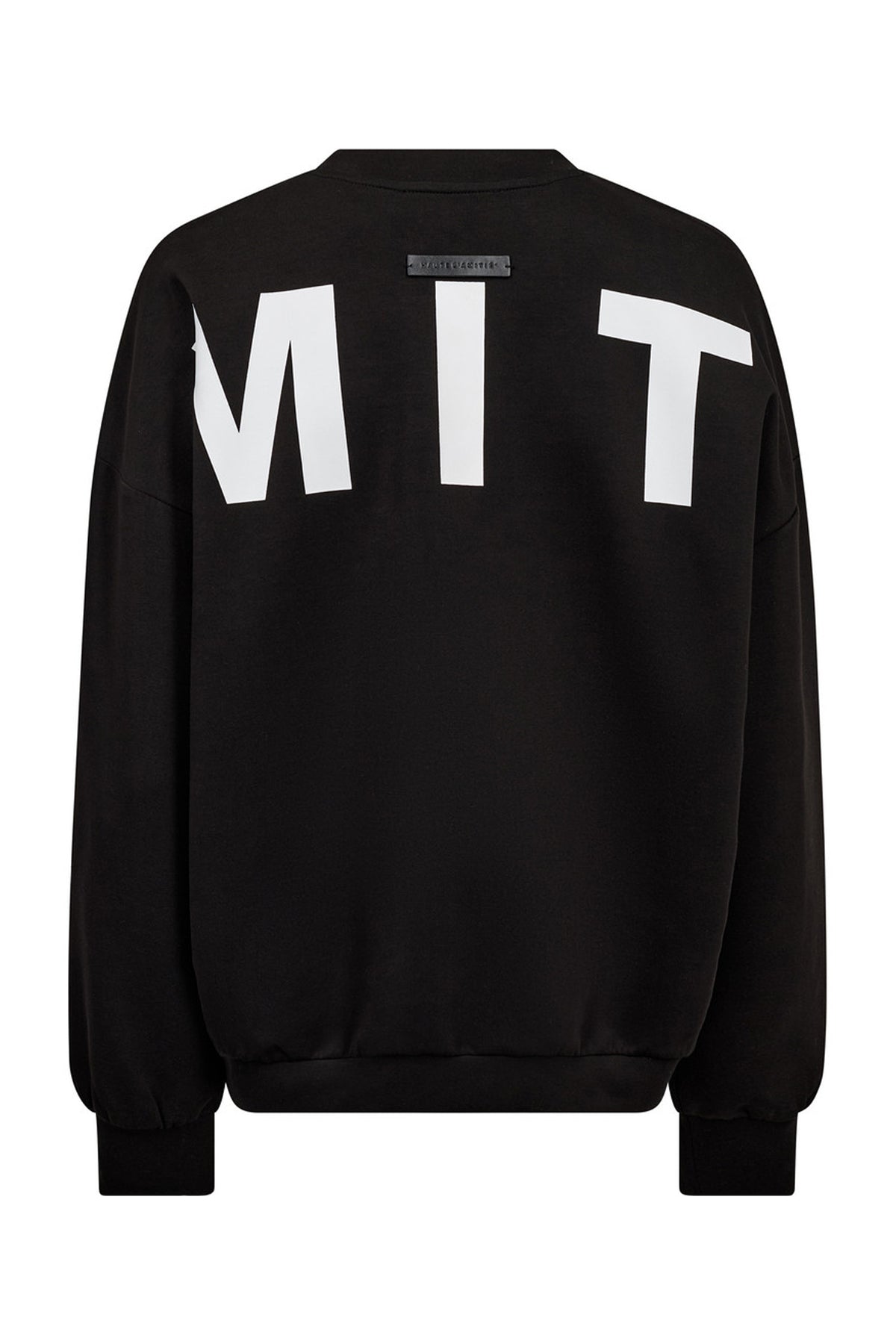 Maxi Split Logo Sweat Black/ White Print - HL10413