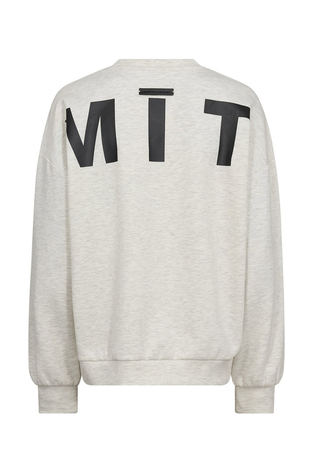 Maxi Split Logo Sweat Pearl Melange - HL10413