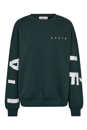 Maxi Split Logo Sweat Sporty Green - HL10413
