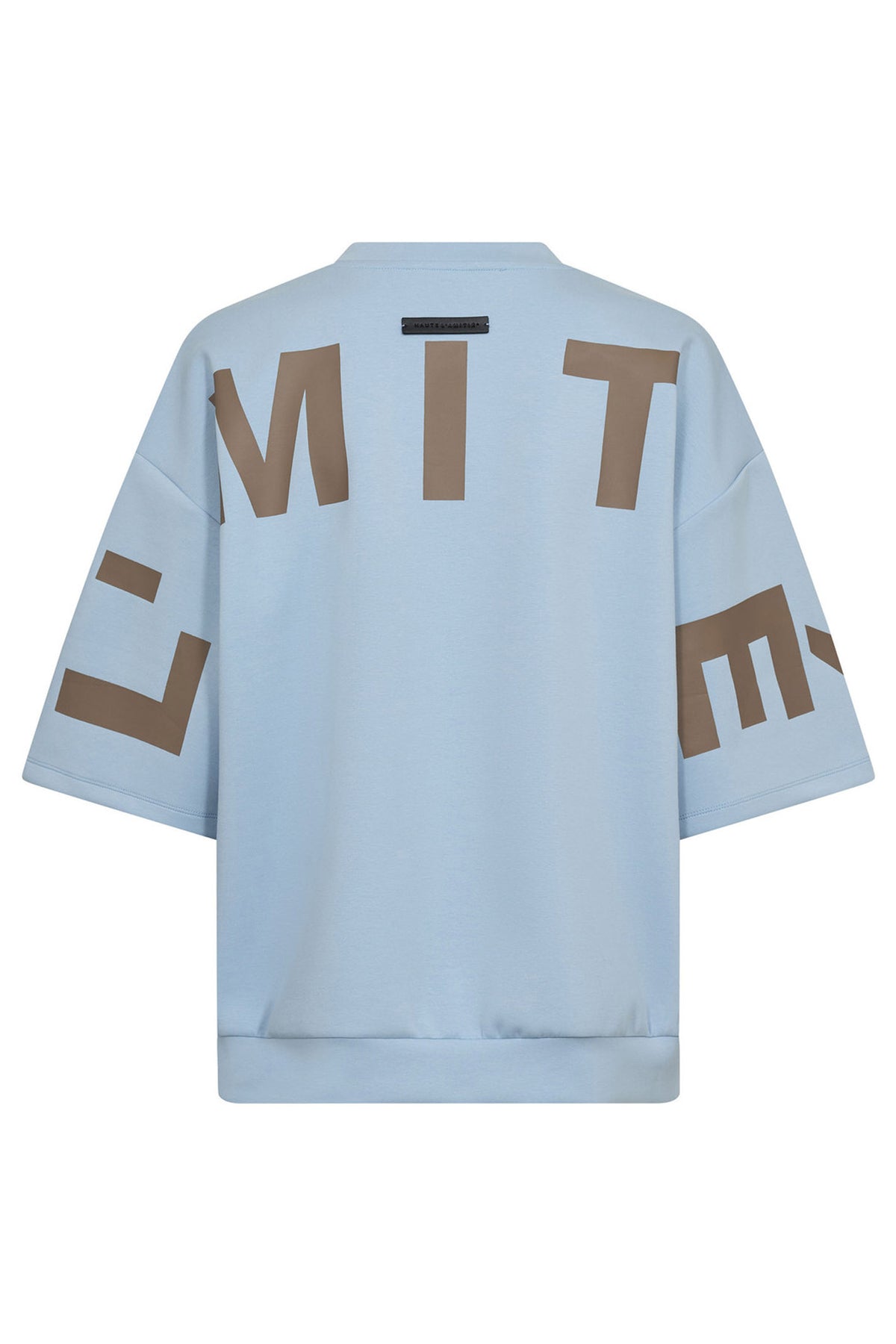 Maxi Split Ss Logo Sweat Pale Blue - HL10461