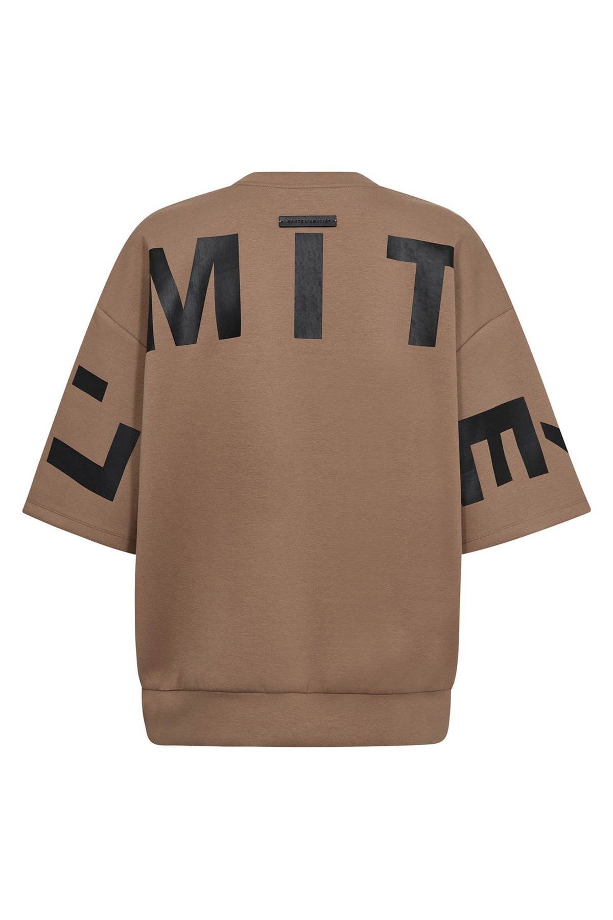 Maxi Split Ss Logo Sweat WALNUT - HL10461