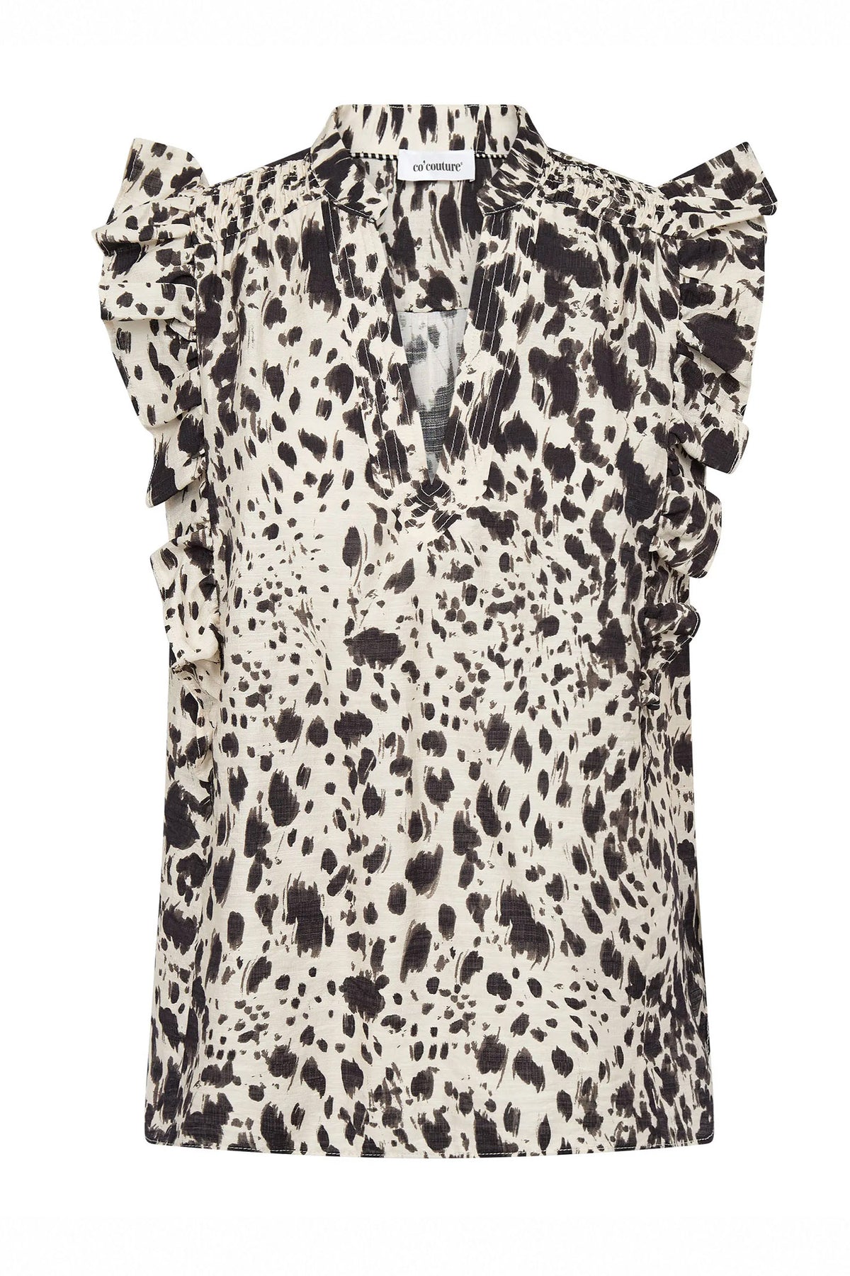 MaxonCC Frill SS V-Top 10006-Bone - 500129