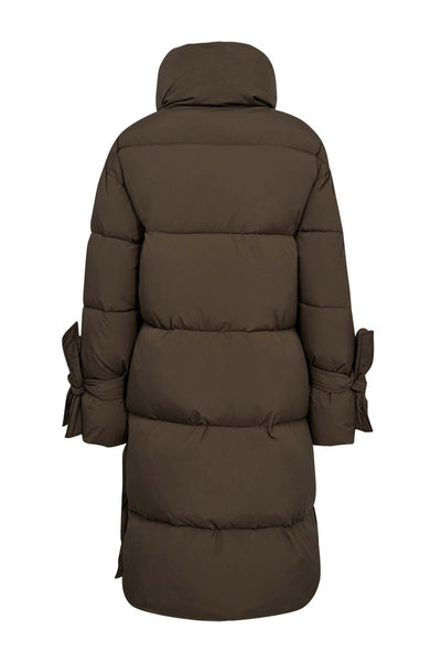 MeganCC Puffer Coat 46-Brown - 30338 Thumbnail