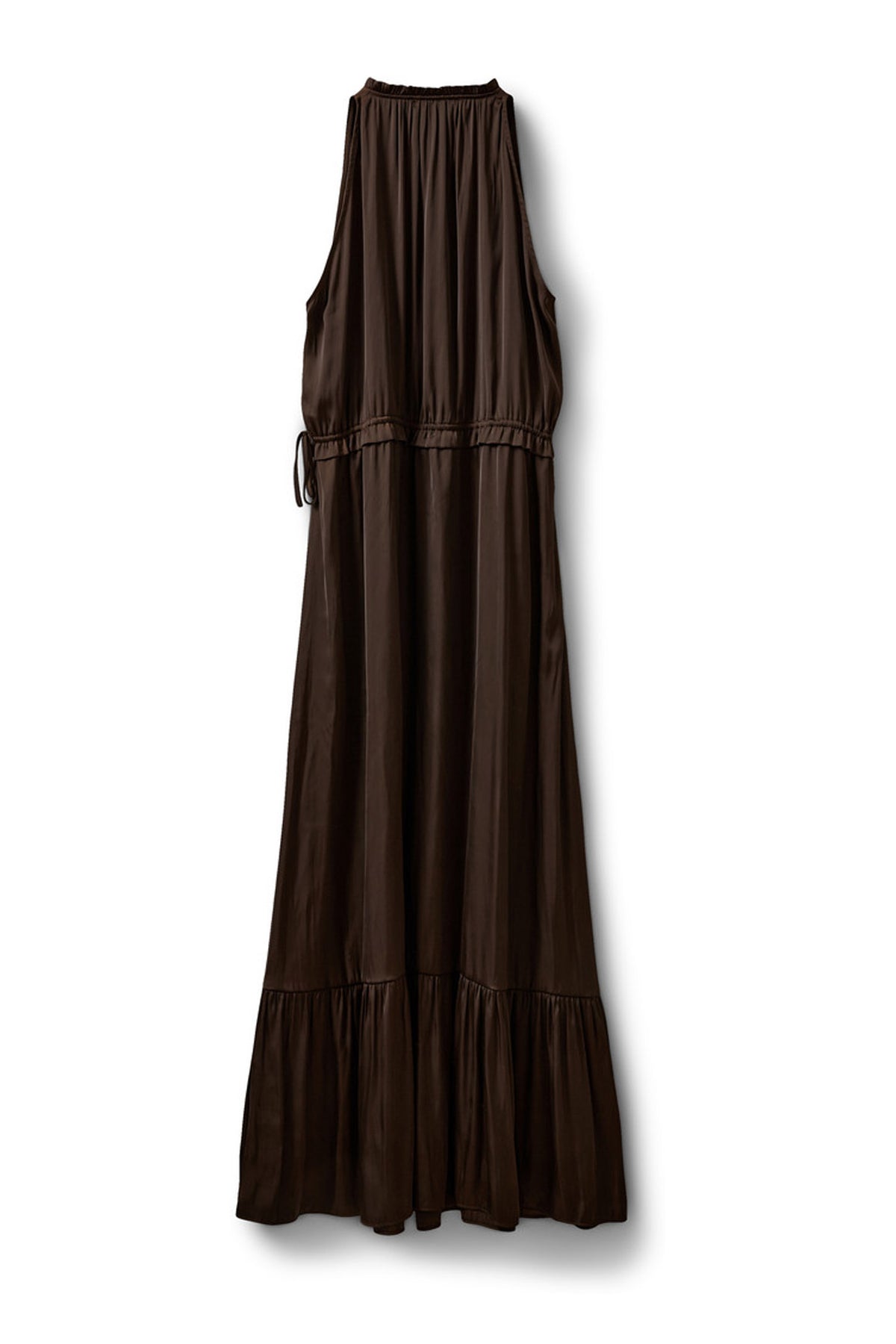 Melsw Halter Neck Maxi Dress Intense Brown - S262192
