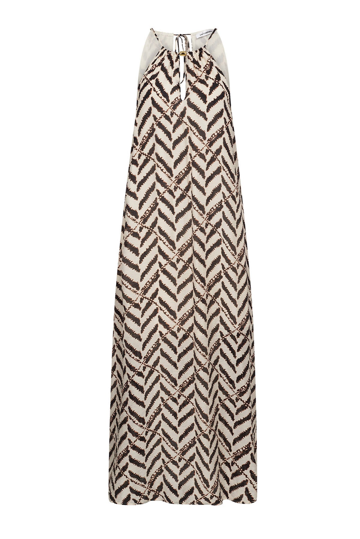 MemphisCC Halter Dress 11-Off white - 46080