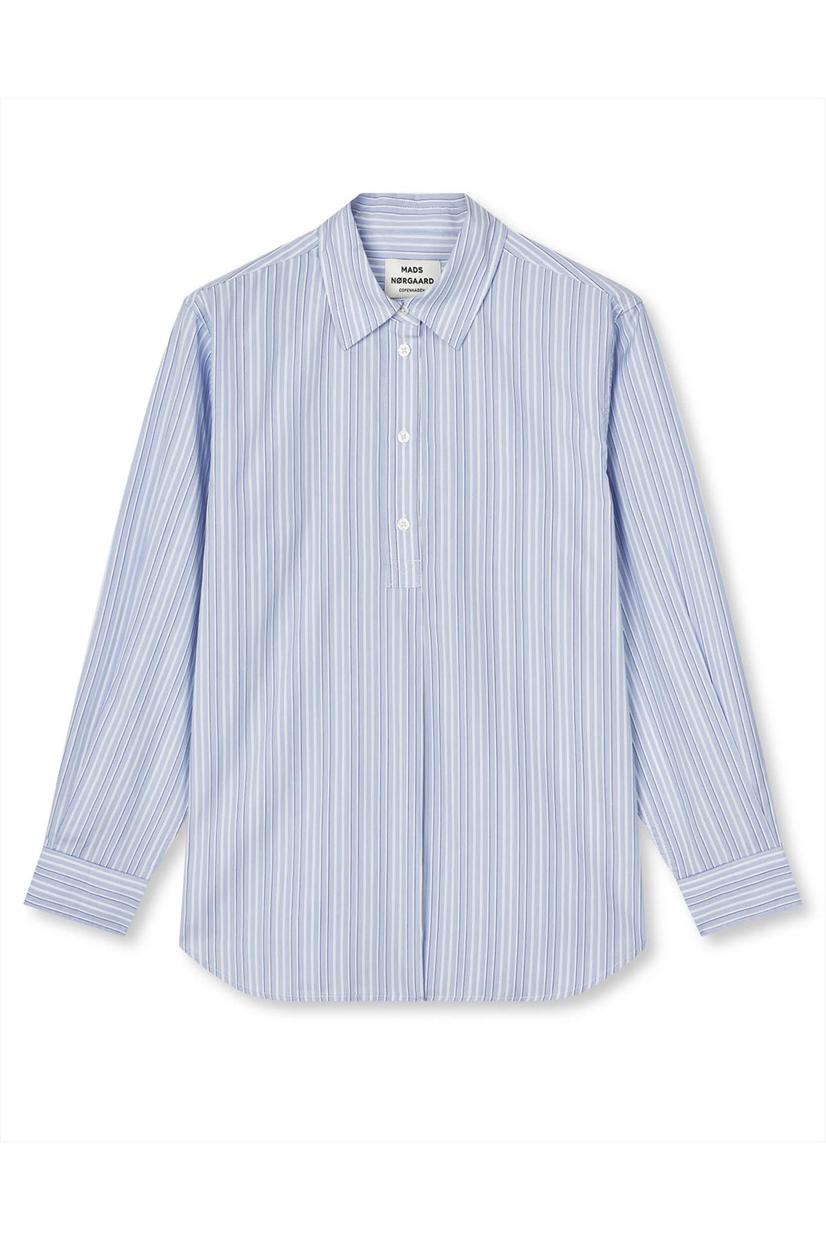 Mia Poplin Shelby Shirt Pinstripe - 205692