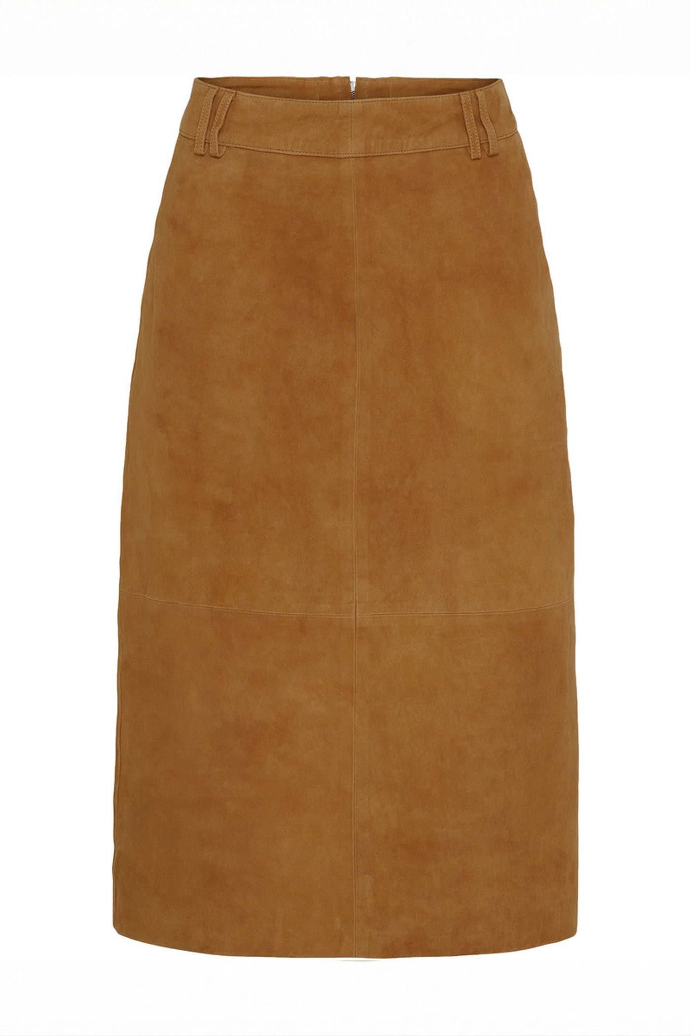 Midi Suede Skirt Caramel - 11456
