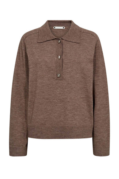 MilaCC Polo Knit 154-Walnut - 32229 Thumbnail