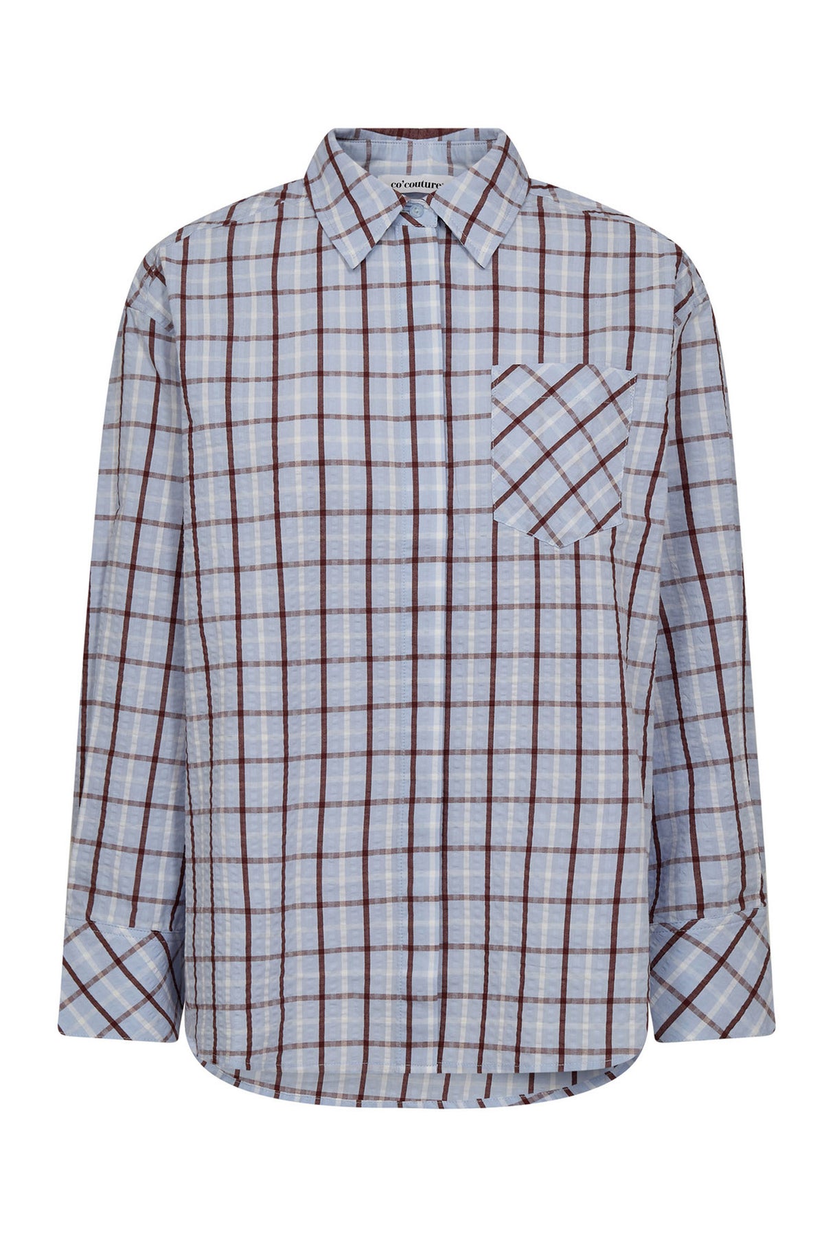 MileyCC Oversize Shirt 23-Pale Blue - 45036